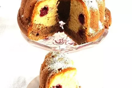 Вишнево-маковый кекс
