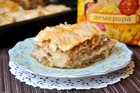 Фото к рецепту: Милопита - греческий яблочный пирог