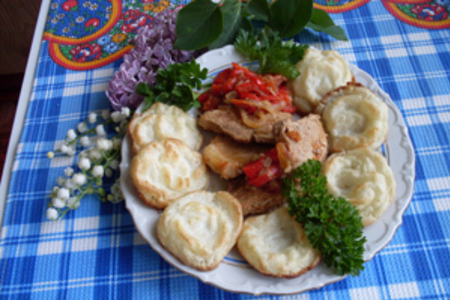 Свинина с овощами и картофелем дюшес