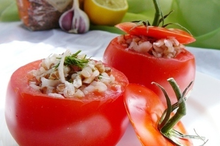 Овощной салат с гречкой "витаминный"