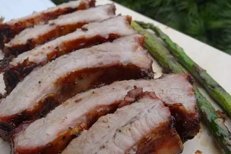 Рёбра под соусом bbq