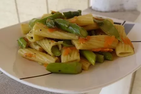 Паста пенне с овощами