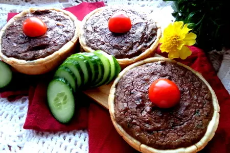 Тарталетки с печёночной начинкой