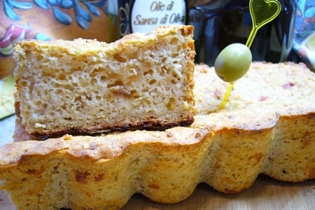 Фото к рецепту: Овсяно-сырный хлеб