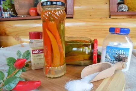 Хинга мирсанг (перцы чили с асафетидой в горчичном масле)