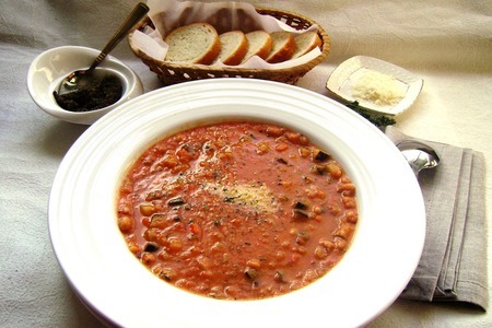 Фото к рецепту: Итальянский суп на забайкальский манер или минестроне  по-читински.