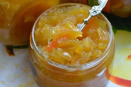 Кабачковое варенье с ананасом