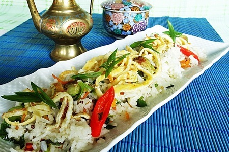 Фото к рецепту: Рис по-тайски.