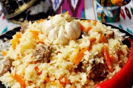 Шавля-рисовая каша с мясом.узбекская кухня.