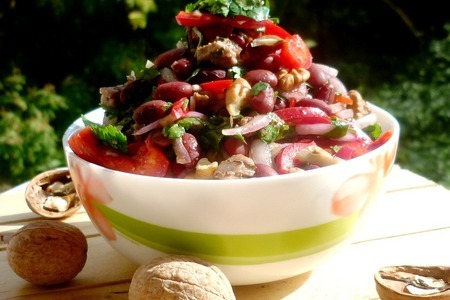 Грузинский салат "тбилиси"