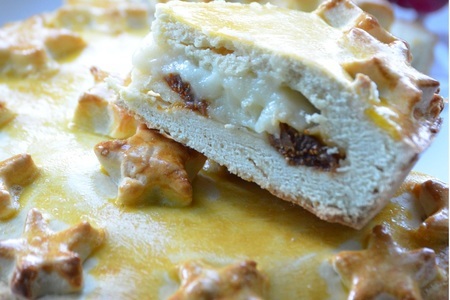 Баскский пирог с инжиром