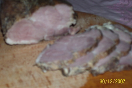 Фото к рецепту: Свиная запеченая шейка