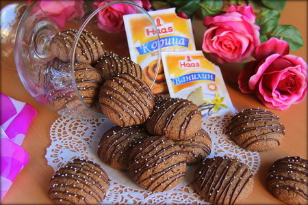Мягкие шоколадные пряники (soft chocolate gingerbread cookies)