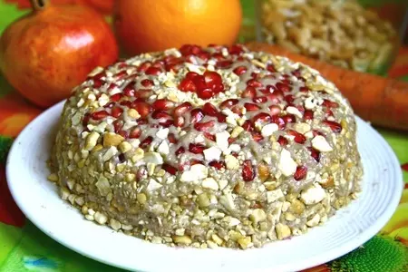 Морковный торт "солнечный зайчик"
