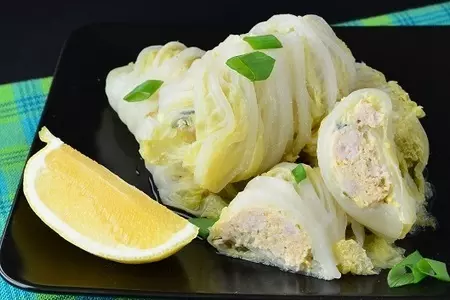 Голубцы с курицей.