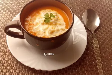 Сливочный суп с кабачками