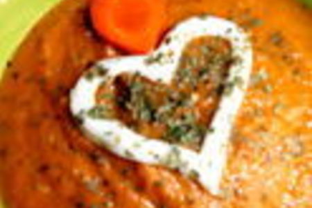 Морковный суп-пюре со специями