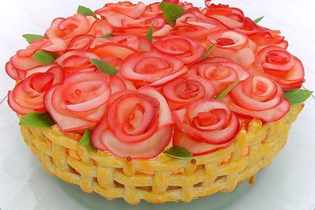 Фото к рецепту: Торт «миллион алых роз»