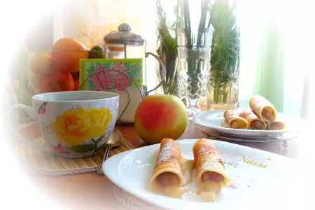 Яблочные крепы(блинчики).