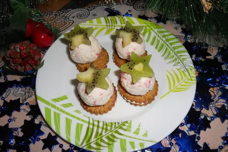Крабово-сырные шарики с киви