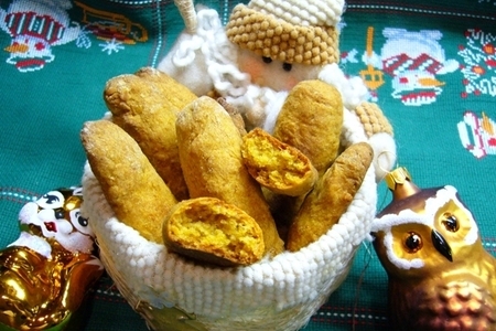 Фото к рецепту: Тыквенное печенье с корицей и кардамоном