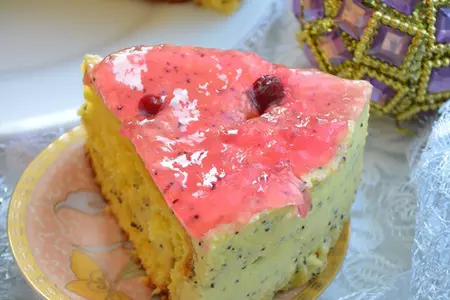 Торт "маковое поле"