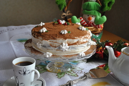 Черемуховый торт с сырным кремом «аромат праздника»