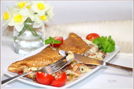 Омлет с морепродуктами