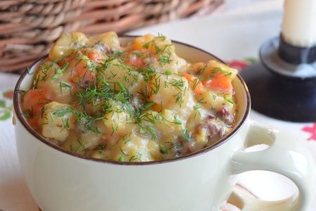 Фото к рецепту: Герлаш - литовское овощное рагу за 30 минут