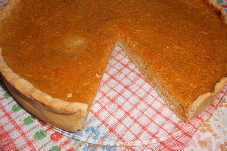 Фото к рецепту: Американский тыквенный пирог
