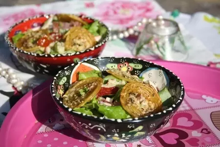 Праздничный салат "ты - мой космос"