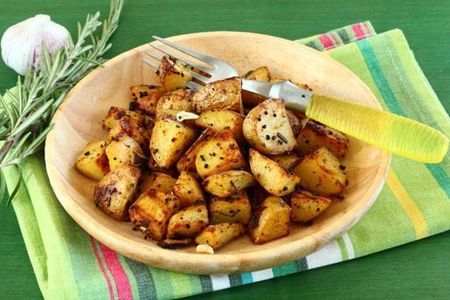 Фото к рецепту: Запеченный картофель + горчица