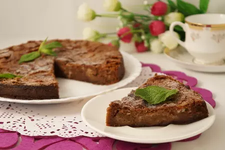 Шоколадный пирог с маскарпоне