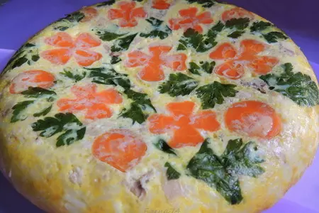 Рисовый пирог с курицей.