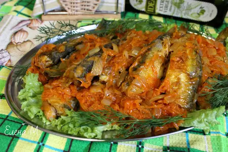Салака под маринадом