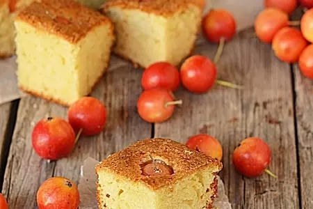 Пирог с райскими яблочками