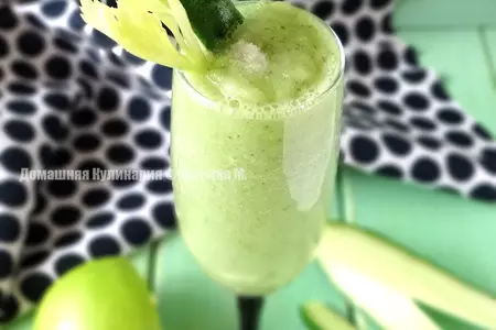 Фреш с огурцом и яблоком