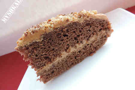 Шоколадный торт с орехами в карамели «мечта сластёны»
