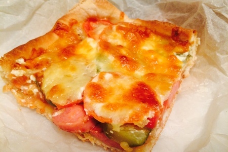 Фото к рецепту: Пицца "домашняя". тест-драйв "окраина"