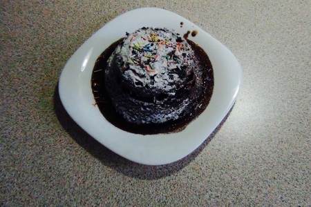 Шоколадно - ромовый кекс