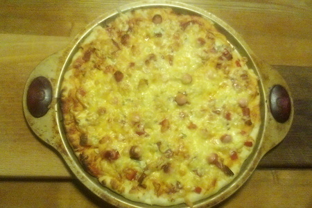 Фото к рецепту: Пицца "привет с италии"