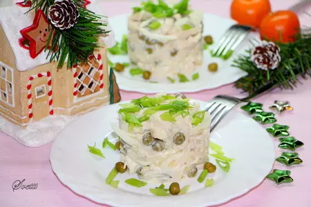 Салат из куриной грудки с дайконом (новогоднее спасибо, аllenka)