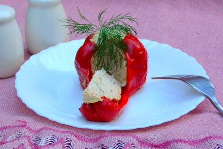 Фото к рецепту: Перец с филе и творогом