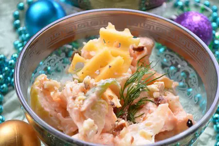 Овощной салат с сыром