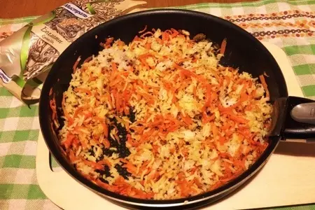 Рис- карри с киноа и морковью