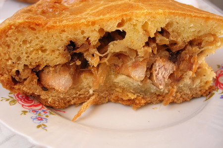 Фото к рецепту: Мясной пирог "бойкий старик". видео