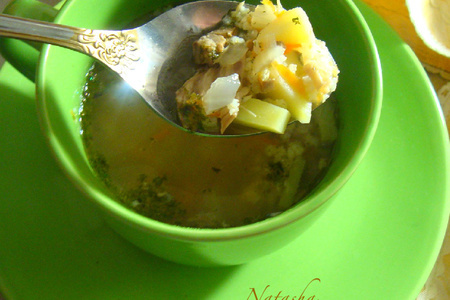 Рыбный суп из скумбрии (консервы)