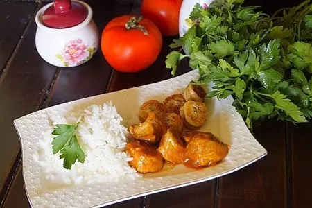 Свинина с рисом по-кубински