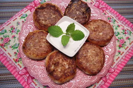 Сырники с гречкой