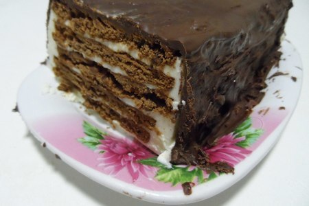 Фото к рецепту: Полосатый пирог